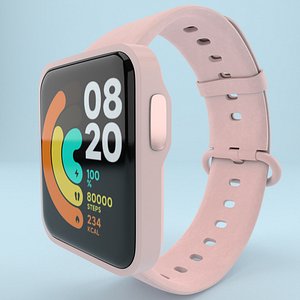 Xiaomi Mi Watch Lite Pink 3D model