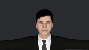 3D Harrison Burton  Hyper Realistic Full Body Fully Rigged 3D Character