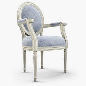 3D louis xvi armchair