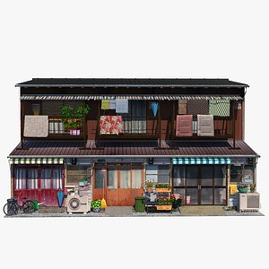 3D Nagaya House