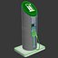 electric vehicle charging station 3d max
