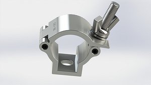 3D clamp pipe model
