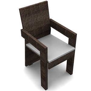 3d armchair chair model