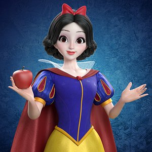 3D princess snow white model