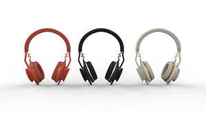 headphone 3D model 3D model