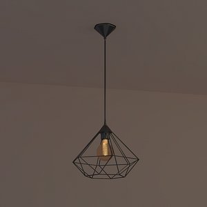 3D lamp loft style