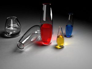 Glass Tubes with Liquids
