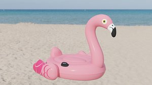 flamingo inflatable toy model