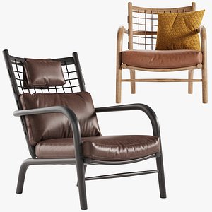 3D BB Italia Alvar armchair