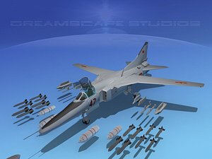 mig-27 flogger 3d model