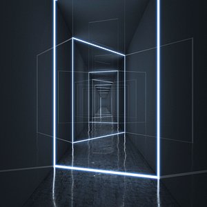 hallway light realistic model