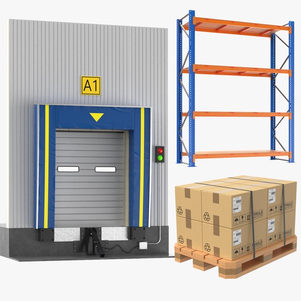 3D model Detailed Warehouse Collection