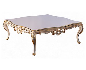 3D Classic Tea Table Furniture Design SW model