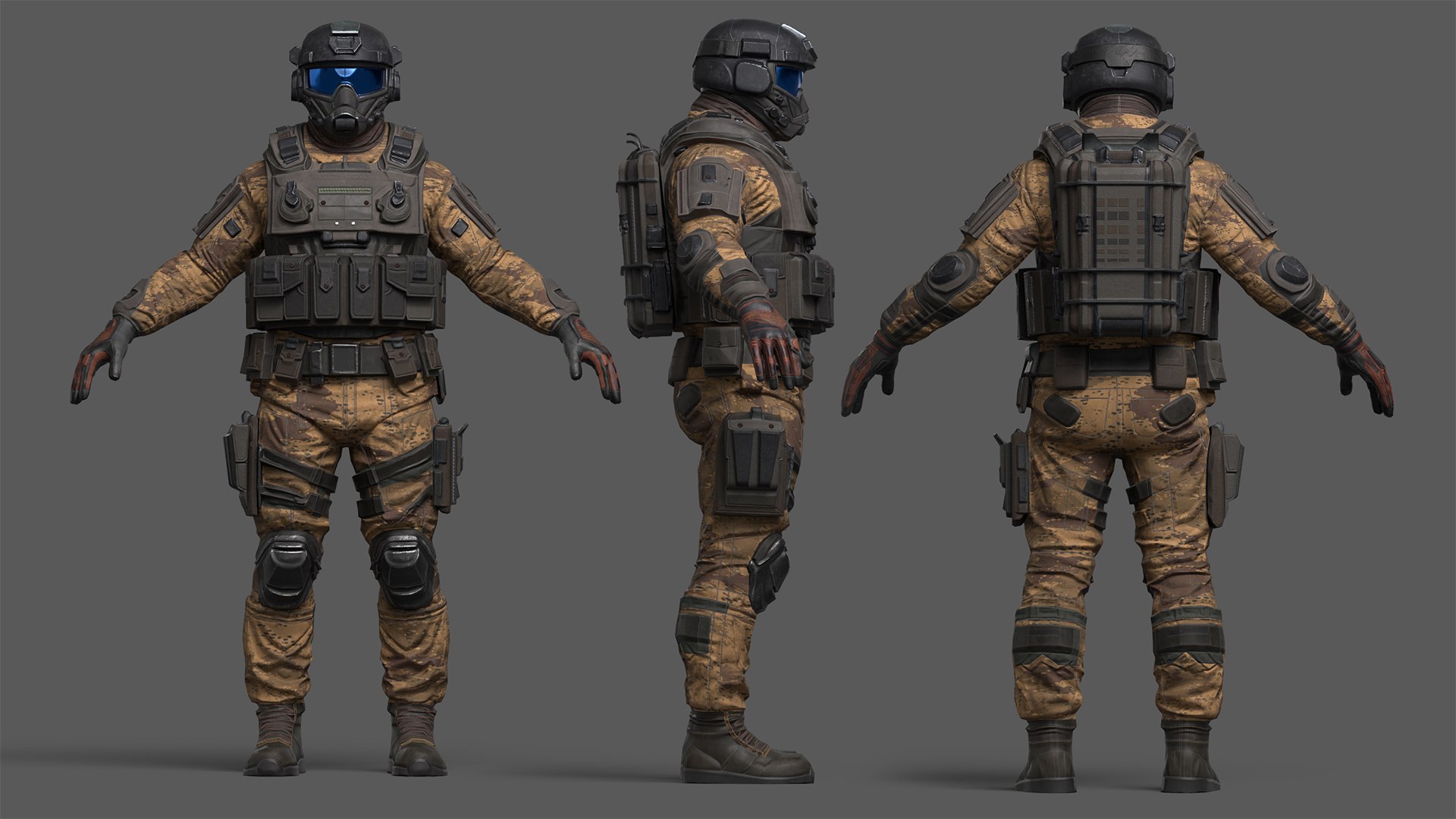 3D Military Soldier 03 - Game Ready Tactical Character Low-poly 3D model https://p.turbosquid.com/ts-thumb/VB/wLRHPc/WA/5/jpg/1787760988/1920x1080/fit_q87/643c915bb1bfbb9ca1c7e4845e4c986074db49fa/5.jpg