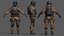 Soldato militare 03 - Personaggio tattico pronto per il gioco, modello 3D low-poly