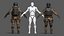 Soldato militare 03 - Personaggio tattico pronto per il gioco, modello 3D low-poly