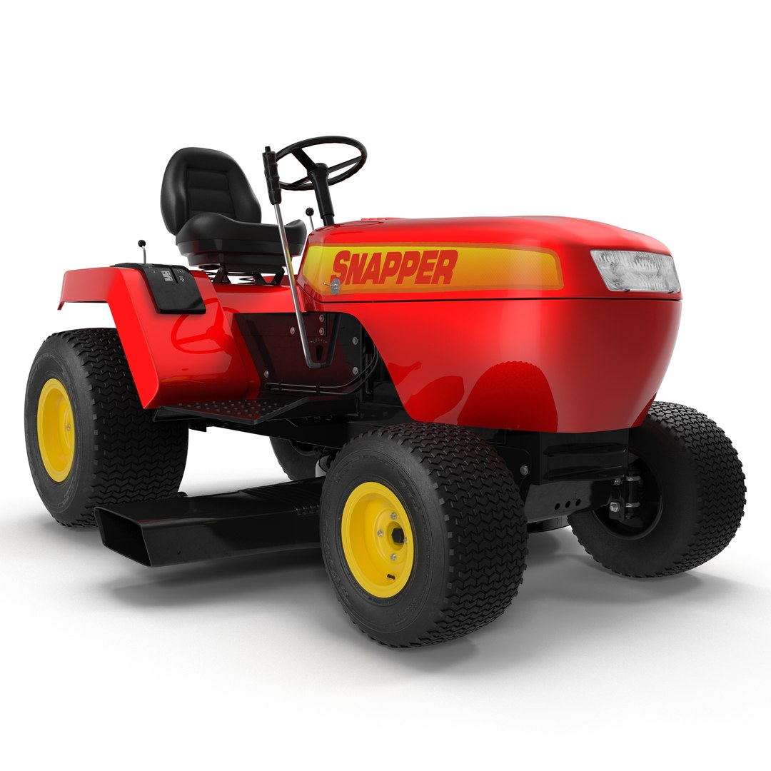 Lawn Tractor Snapper 3D Model 3D model preview