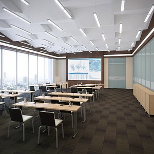 3d model conference room 2