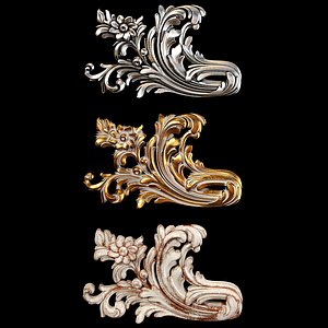 classic carved 3D model