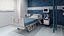 Modern Hospital Ward 3D model