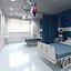 Modern Hospital Ward 3D model
