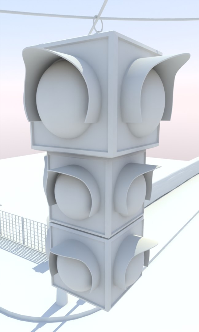 Traffic Light 3d Obj