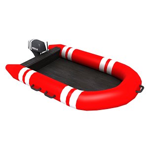 3d model of rescue boat