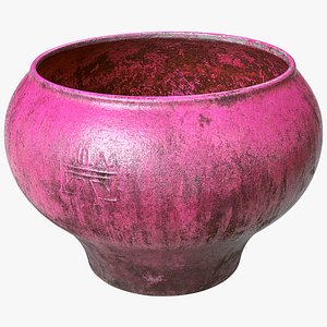 3D clay pot