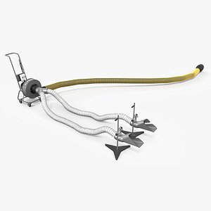 Plymovent Adjustable Garage Exhaust System Rigged