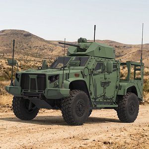 Tactical Combat Vehicle with Cannon Turret