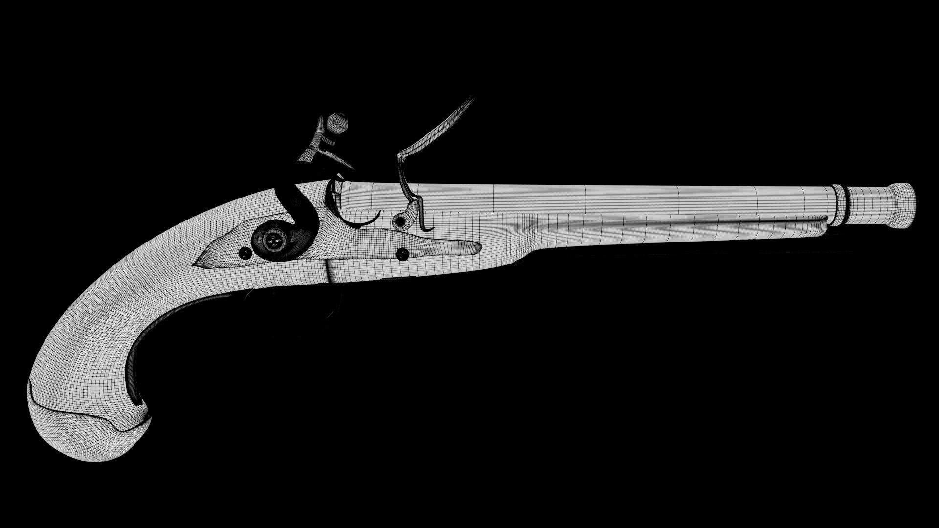3D Pirate Gun - TurboSquid 2114798