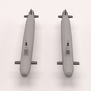 3d max cartoon submarine toon