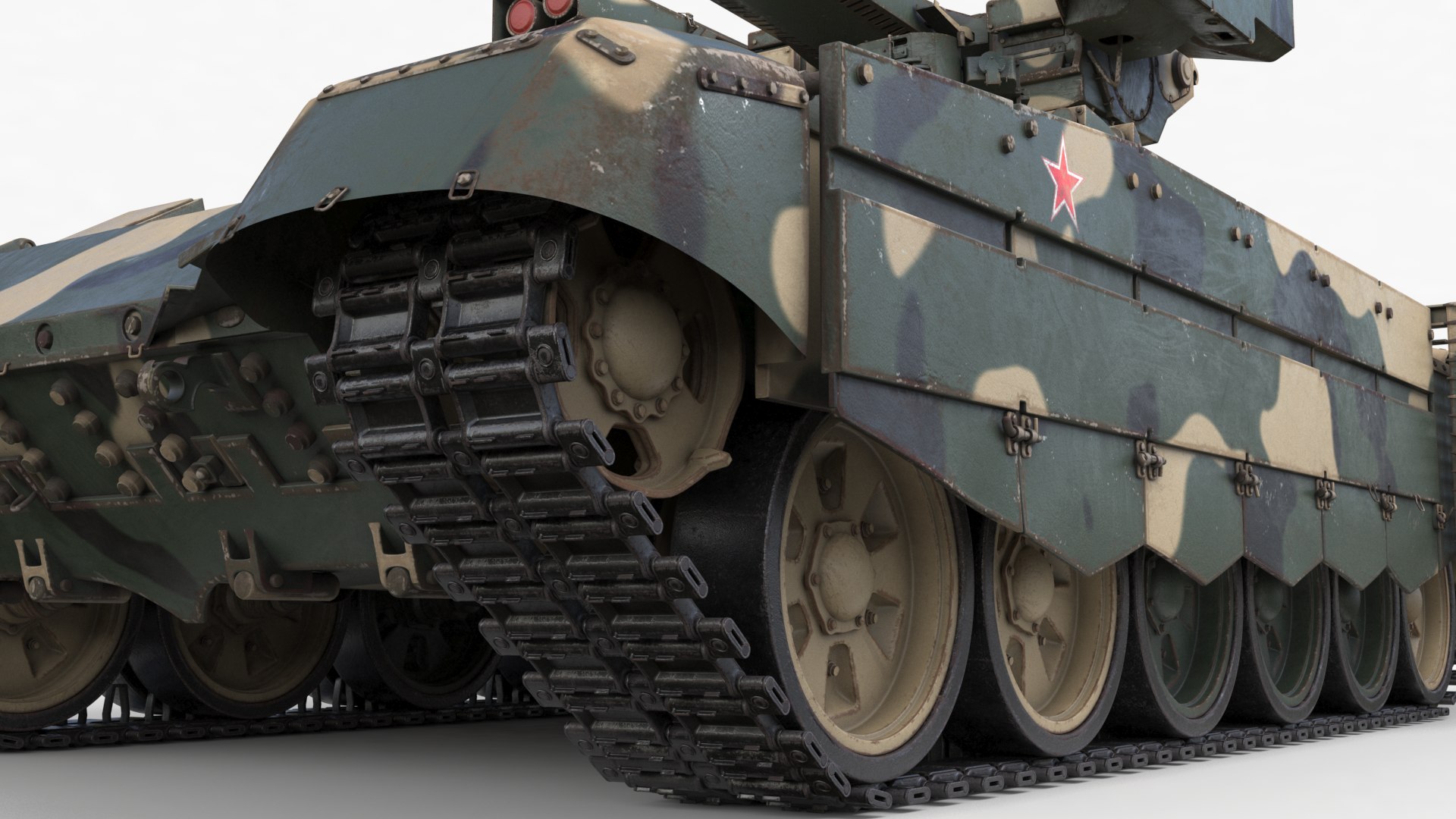 3D Tank Terminator BMP 72 Camouflage - TurboSquid 2029429