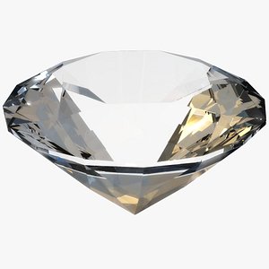 3D diamond piece model