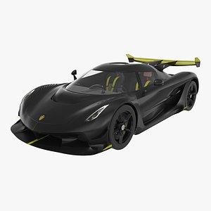 3D Koenigsegg Jesko Absolut Carbon