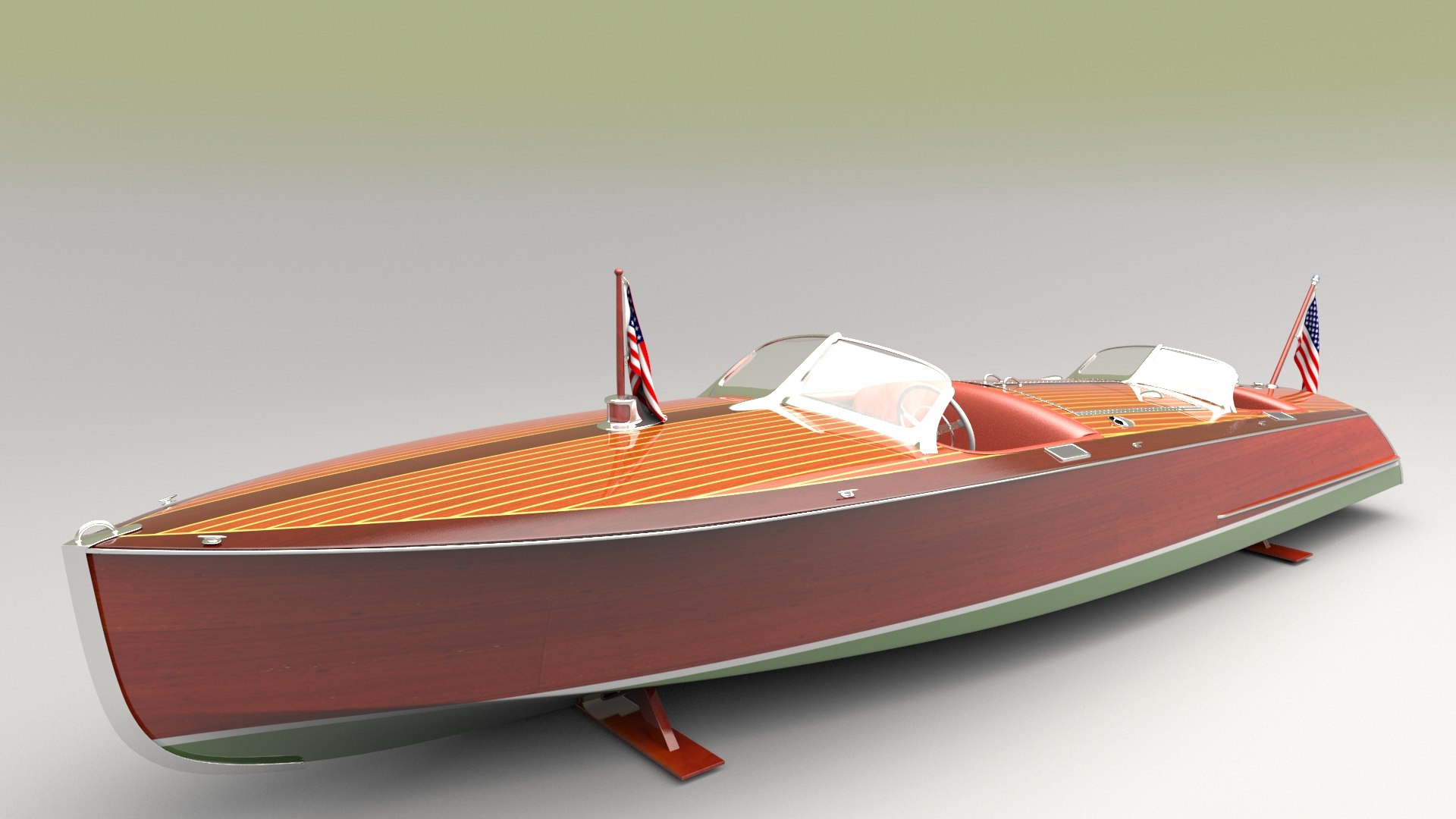 Runabout 1936 3D Model - TurboSquid 1665151