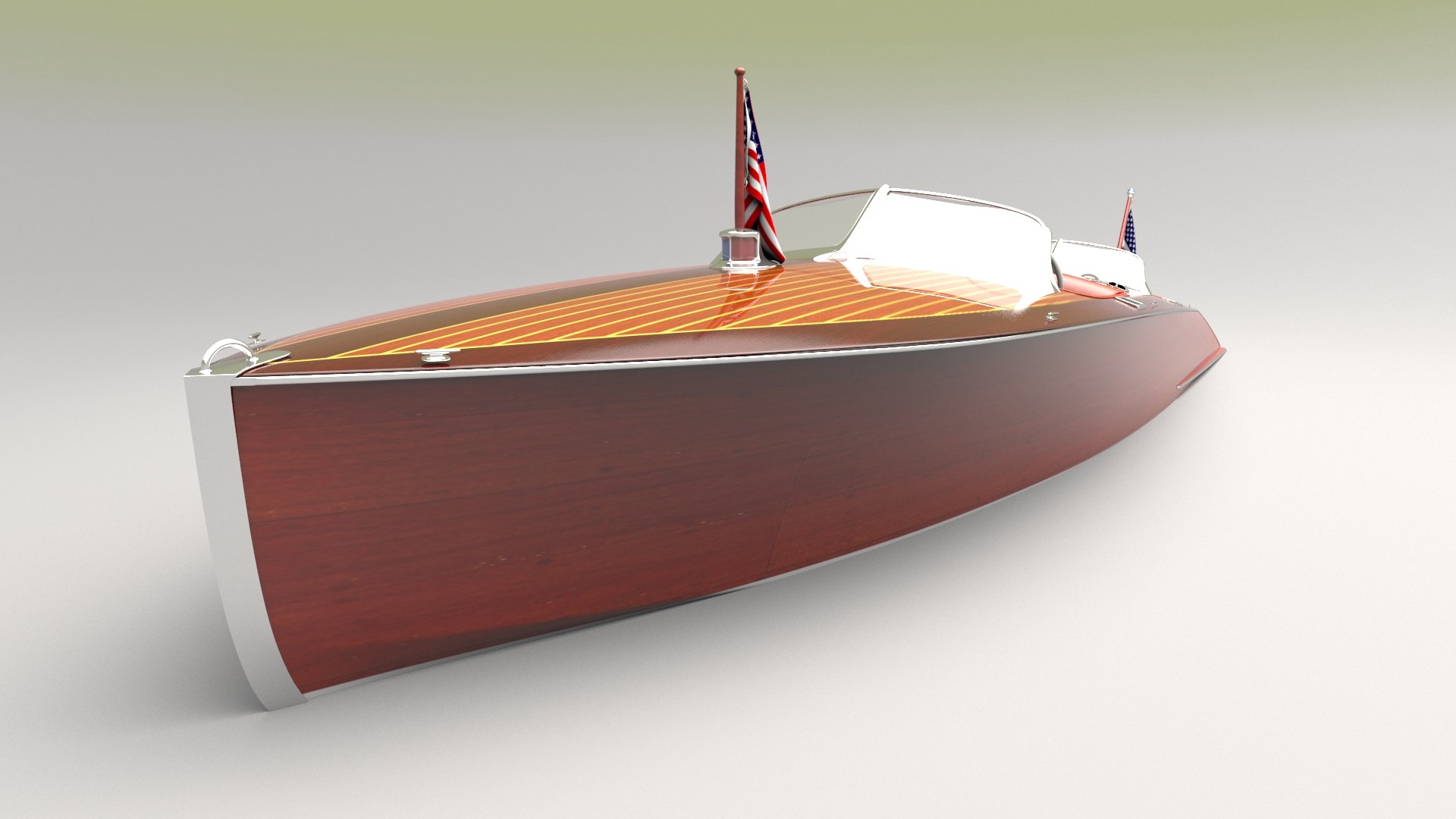 Runabout 1936 3D Model - TurboSquid 1665151
