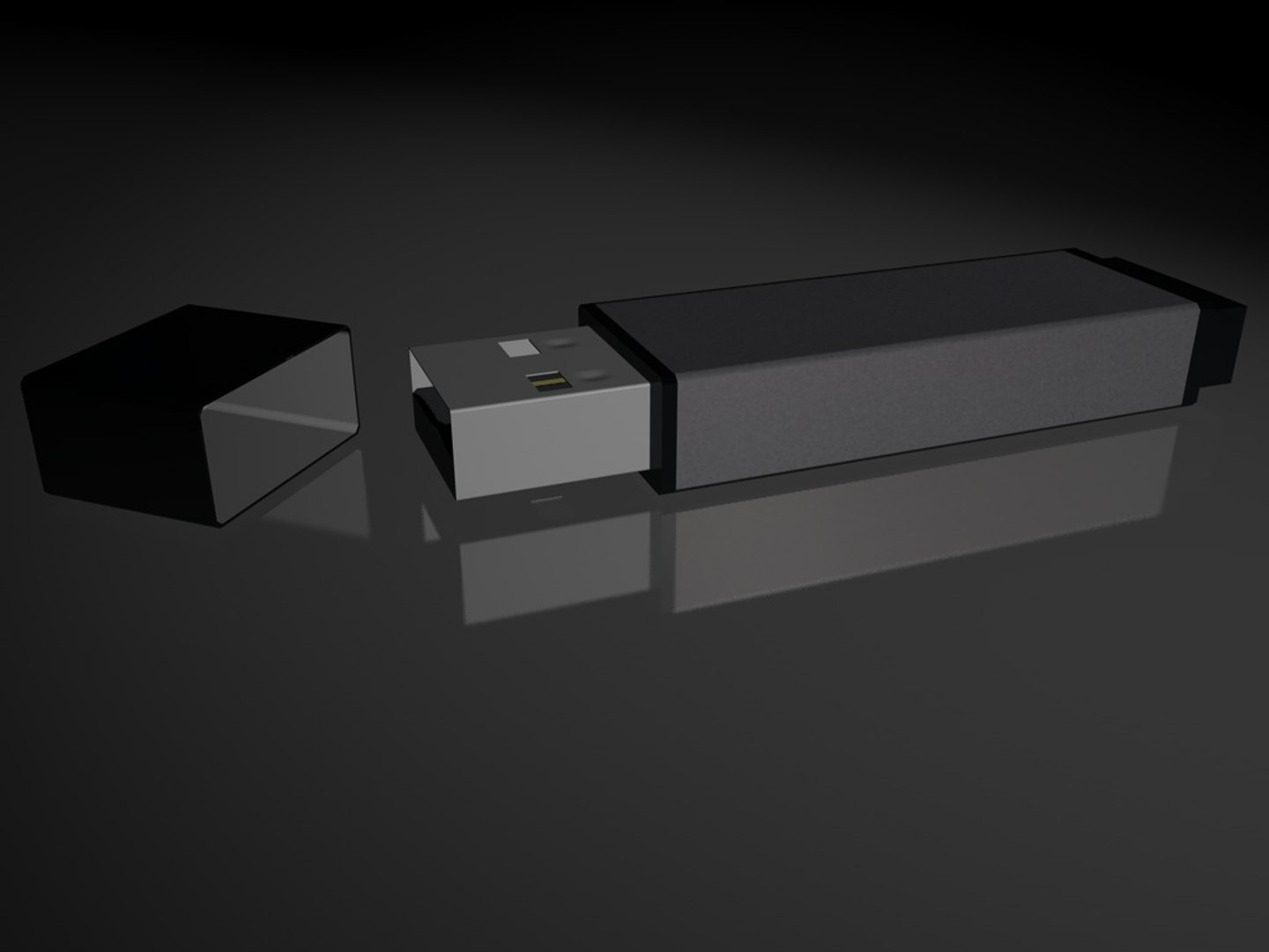 Free C4d Model Usb Stick