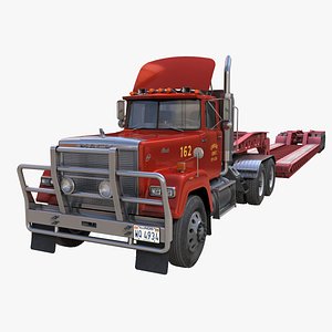 3D SuperLiner Lowboy trailer