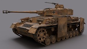 pzkpfw iv - panzer ww2 3D