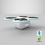 Delivery Dron Quadrocopter Concept