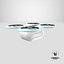 Delivery Dron Quadrocopter Concept