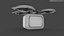Delivery Dron Quadrocopter Concept