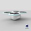 Delivery Dron Quadrocopter Concept