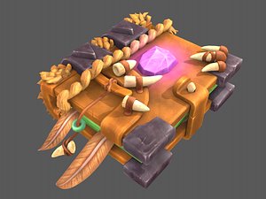 stylized book wild 3D
