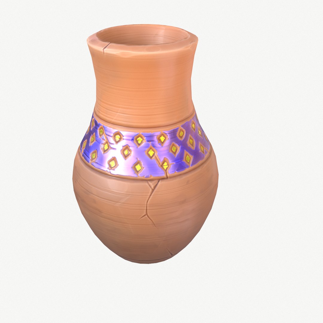 3D stylized vase model - TurboSquid 1597322