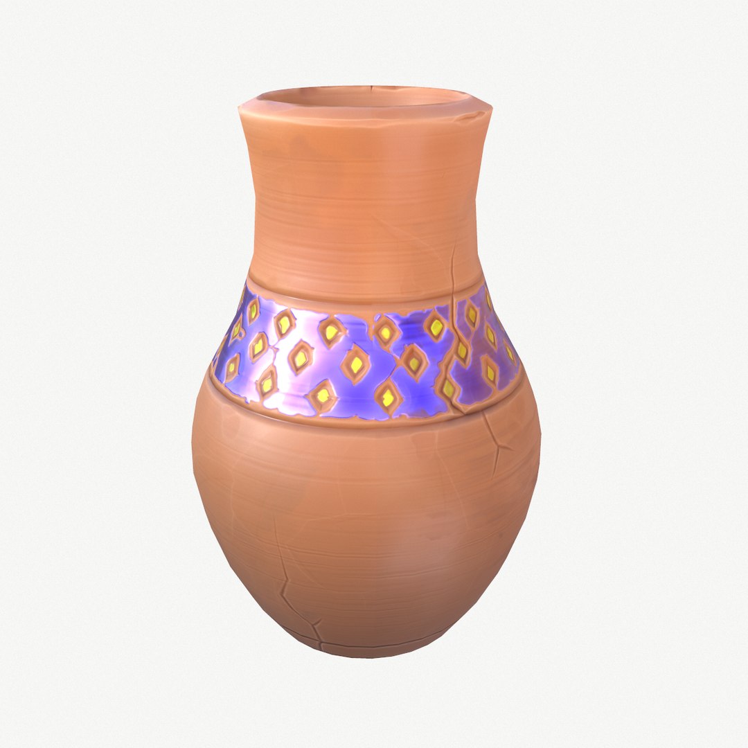 3D stylized vase model - TurboSquid 1597322