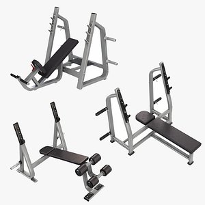3D Bench Barbell Press Collection
