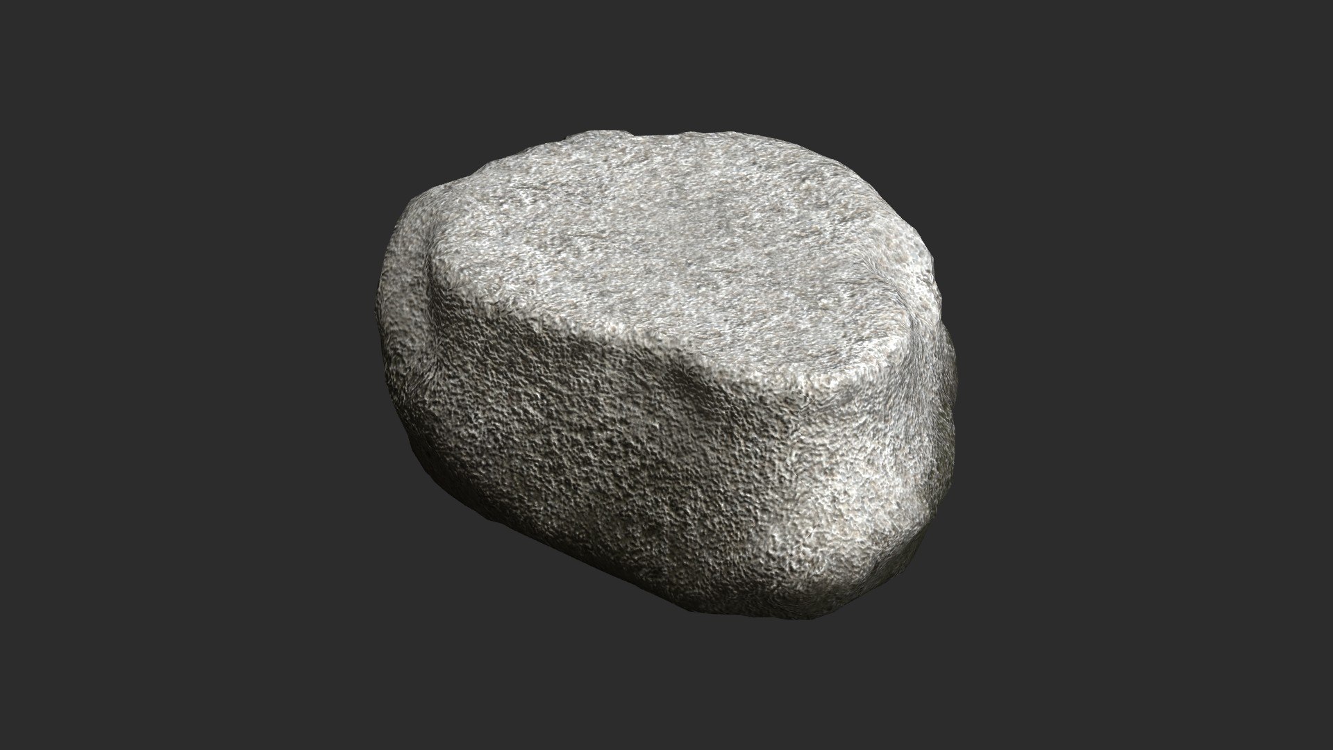 3D Short Flat Rocks - White 2 Model - TurboSquid 1982419