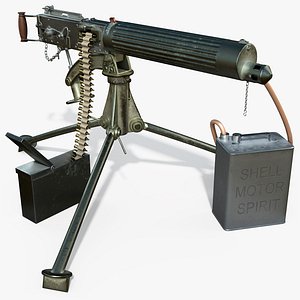 3D Machine Gun 8K PBR Textures
